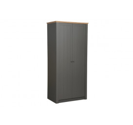 Прованс (шкаф для одежды 37,03 (диамант серый/дуб каньон/профиль MASA DECOR диамант))